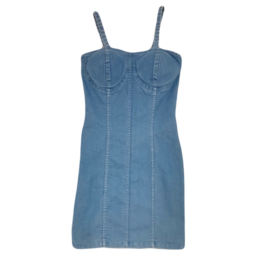 Derek Heart Denim Jean Mini Dress